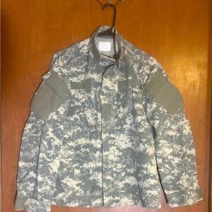 Army Camouflage Tactical Coat / SZ: Small